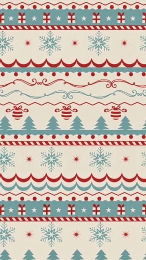 圣诞毛衫纹理iPhone 6壁纸