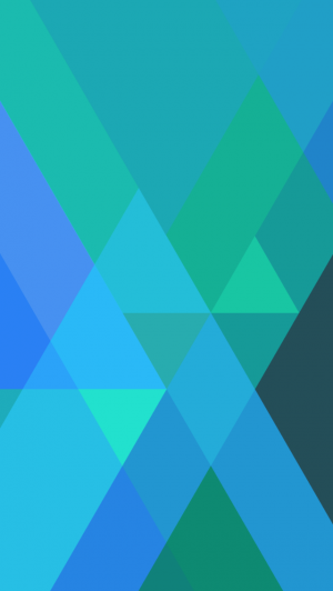 蓝色三角形平的iPhone 5壁纸