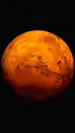 火星星球全视图iPhone 6+高清壁纸