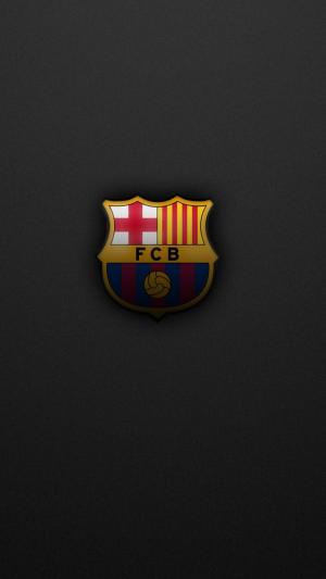 巴塞罗那足球俱乐部徽标iPhone 6 Plus高清壁纸