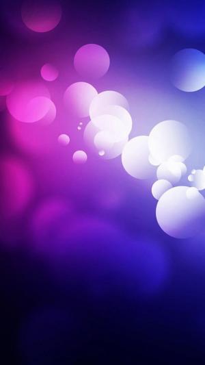 紫色抽象气泡iPhone 6加高清壁纸