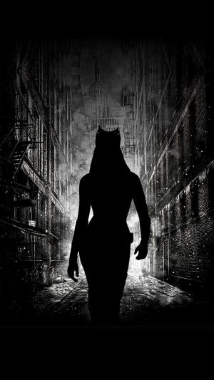 猫女黑暗巷子iPhone 6壁纸