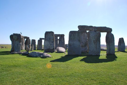 神秘的英国巨石阵筑风光图片