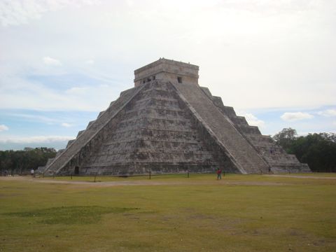 墨西哥金字塔建筑景致图片