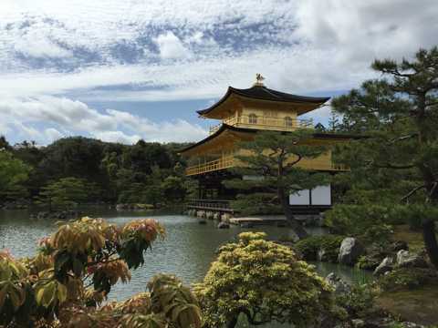 日本京都寺庙建筑景象图片