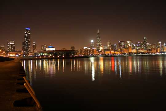 美国芝加哥伊利诺伊州都市建筑景象图片
