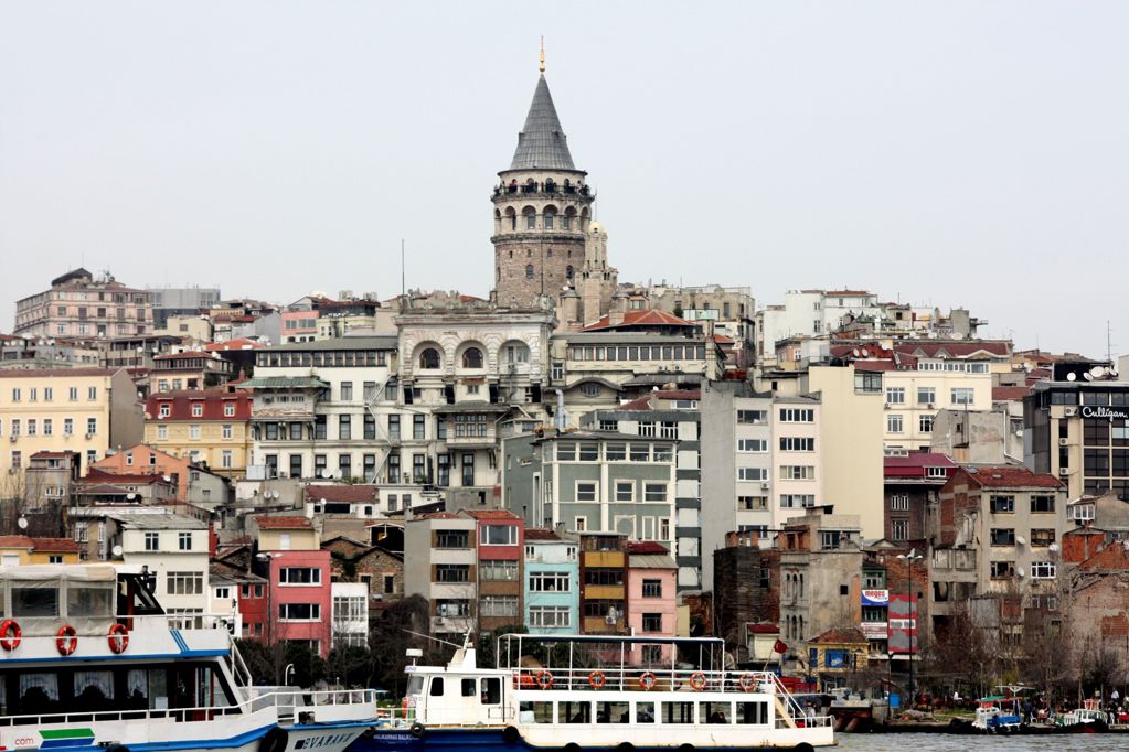 土耳其加拉塔建筑景色图片