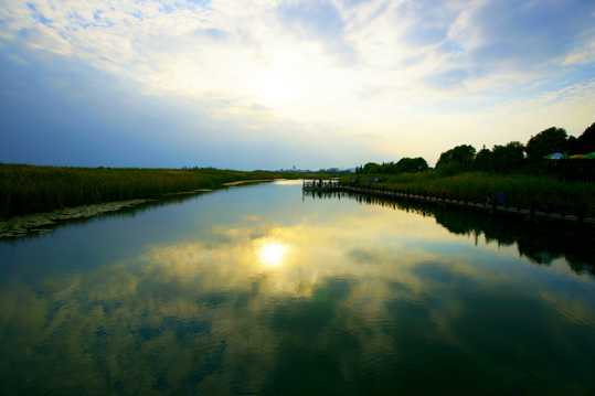 江苏苏州太湖湿地景致图片