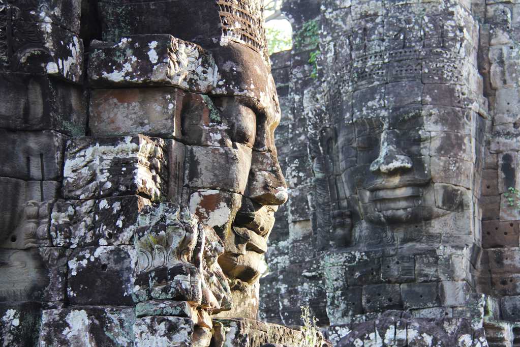 柬埔寨巴戎寺风光