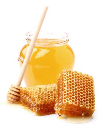 纯天然蜂浆蜂巢蜜图片