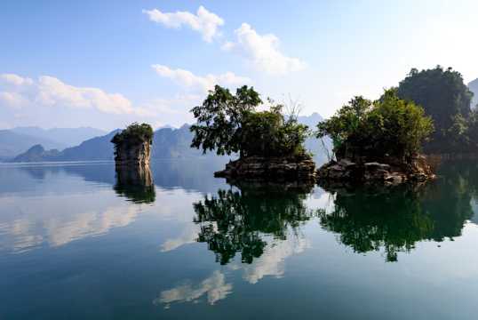 越南三海湖风光图片