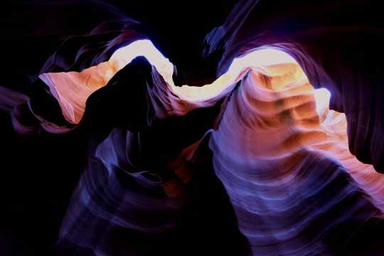 美国亚利桑那州羚羊峡谷景物图片