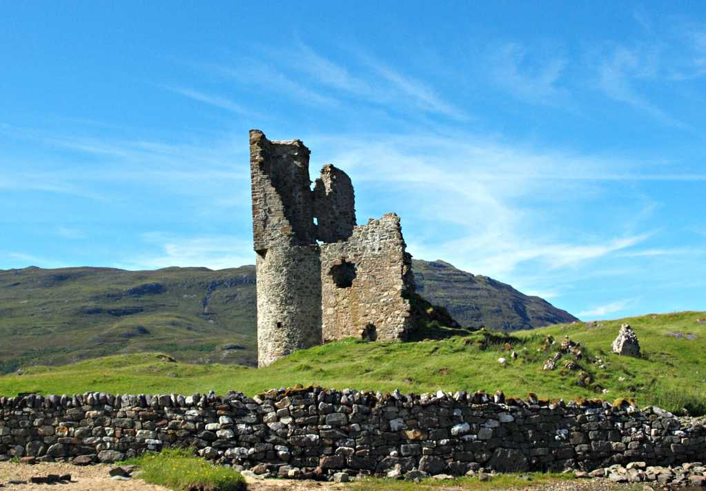 英国苏格兰城堡建筑遗址
