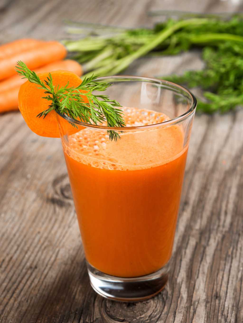 健康的胡萝卜汁图片
