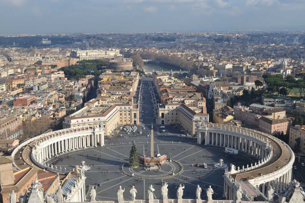 梵蒂冈广场建筑景色图片