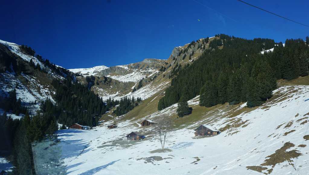 瑞士少女峰景物图片