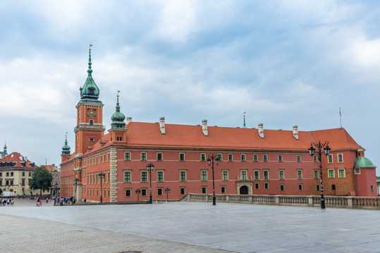 波兰首都华沙都市风光图片