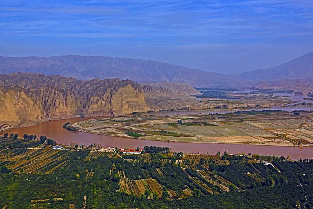 甘肃黄河石林景物图片
