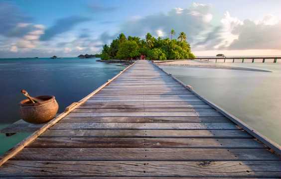 马尔代夫曼德芙岛风光图片