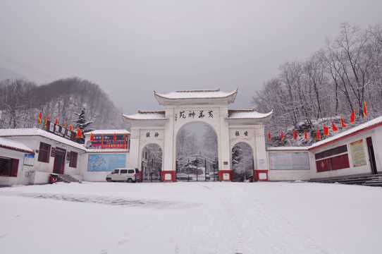 河南林州雪景