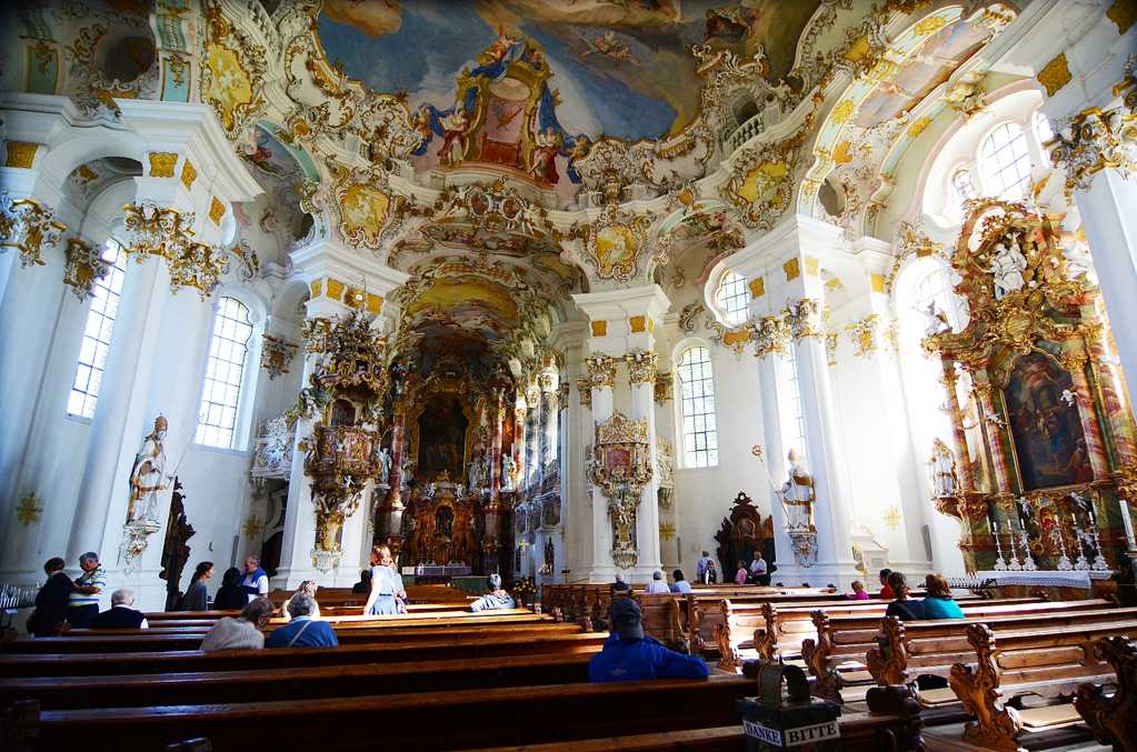 德国维斯圣地教堂景致图片