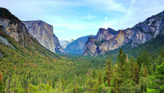美国加州优山美地国家公园景致图片