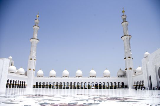 阿联酋阿布扎比清真寺建筑图片