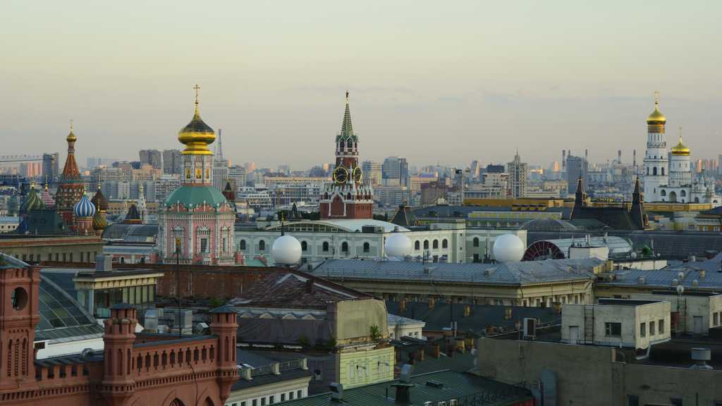 俄罗斯莫斯科克里姆林宫建筑景象图片