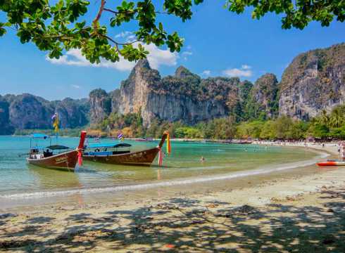 泰国沙滩光景图片