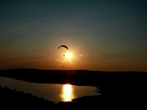 巴拉顿湖的黄昏图片