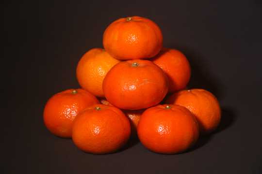 新鲜柑橘高清图片