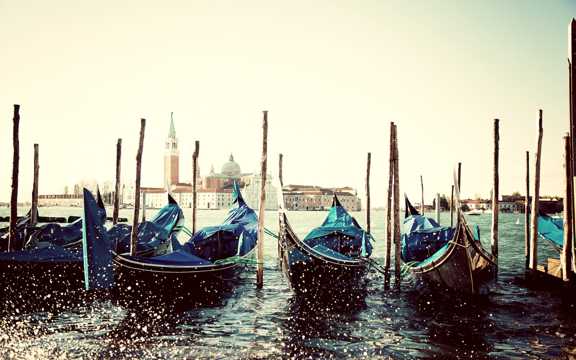威尼斯水城景物图片