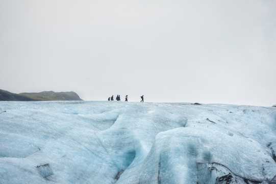 冰岛瓦特纳冰川光景图片