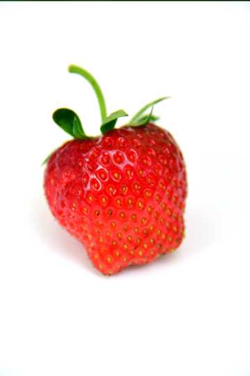 红草莓高清拍摄图片