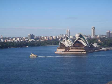 独特的澳大利亚悉尼歌剧院建筑景致图片