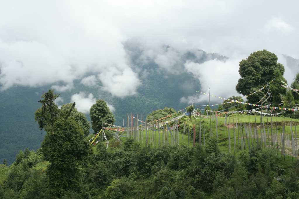 不丹王国山林风景