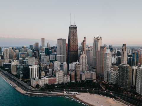 美国芝加哥都市景物图片