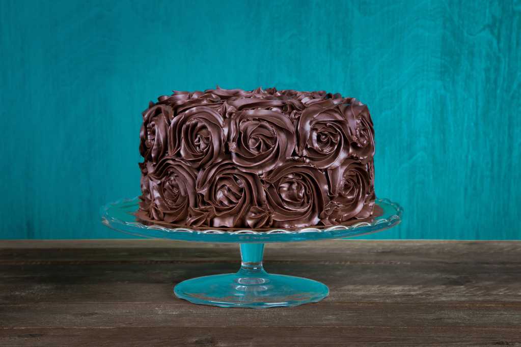 巧克力玫瑰蛋糕图片
