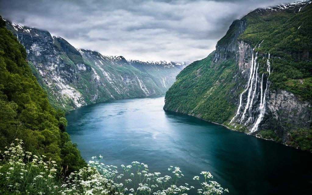 美丽的挪威风景的Mac壁纸