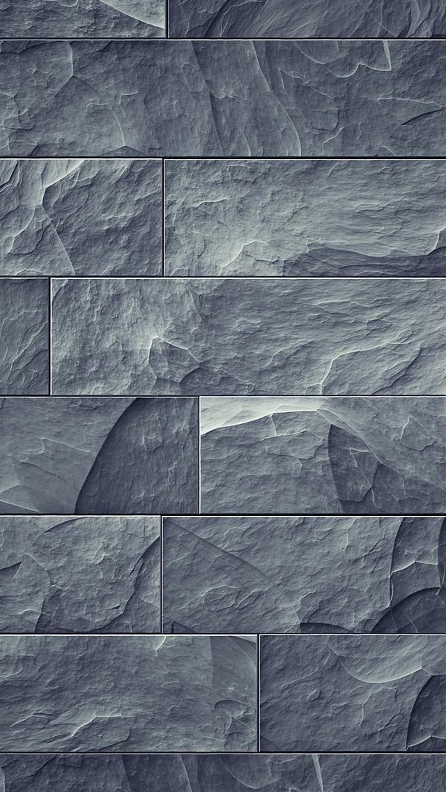 岩墙砖纹理iPhone 5壁纸
