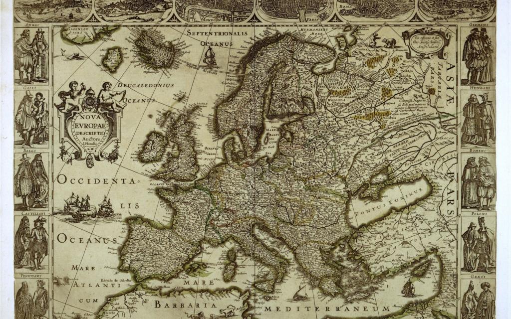欧洲Mac壁纸的地图