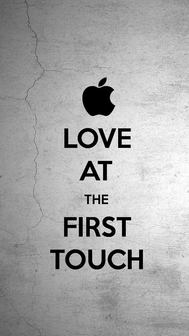 首先触摸iPhone 5壁纸的苹果计算机爱