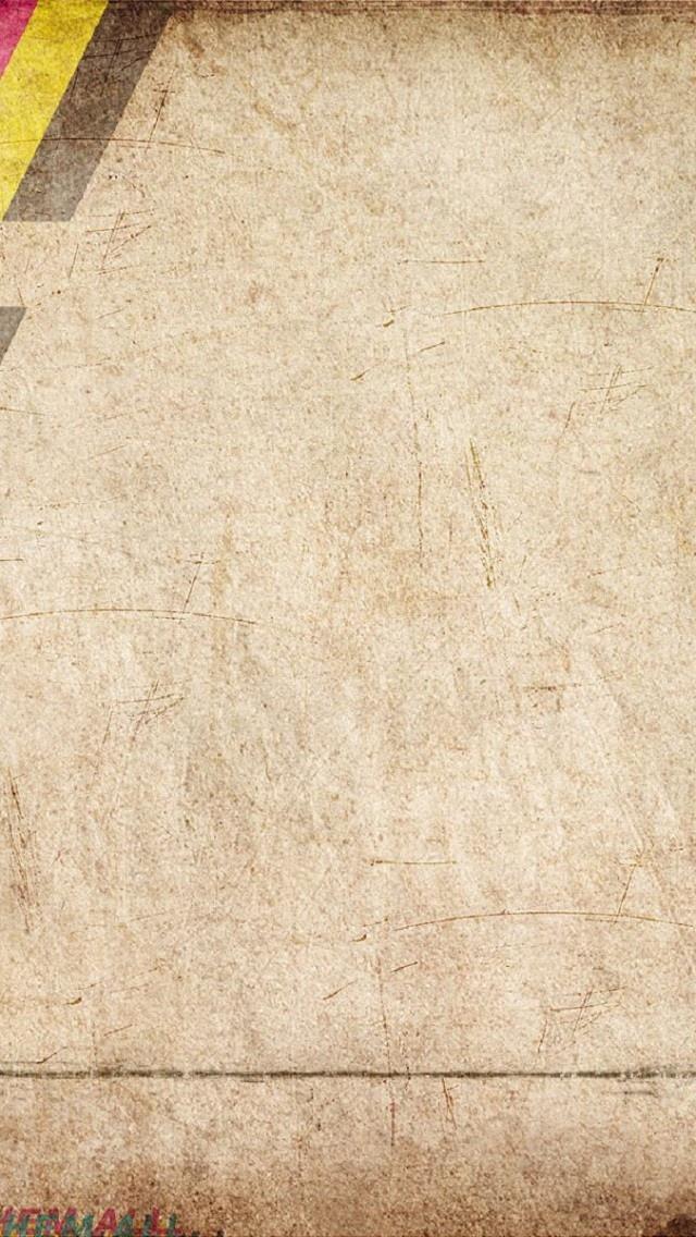 棕色复古Grunge纹理iPhone 5壁纸