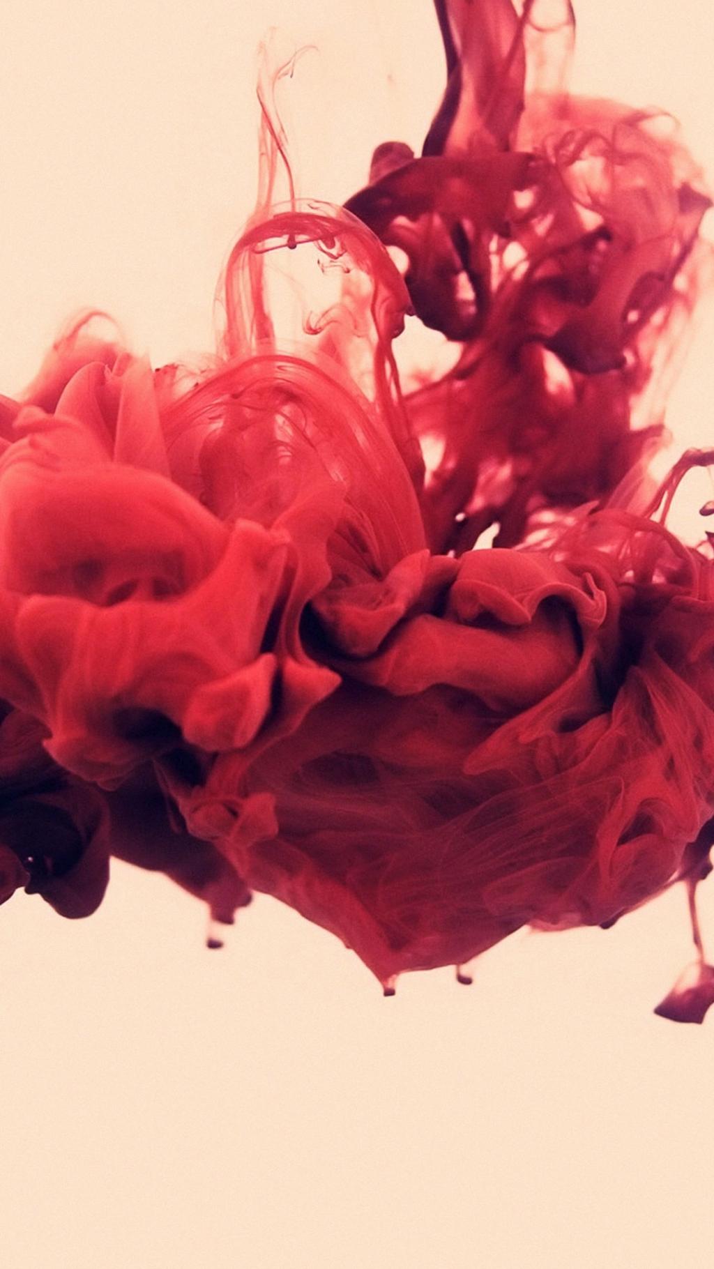 抽象红色烟云iPhone 6+高清壁纸