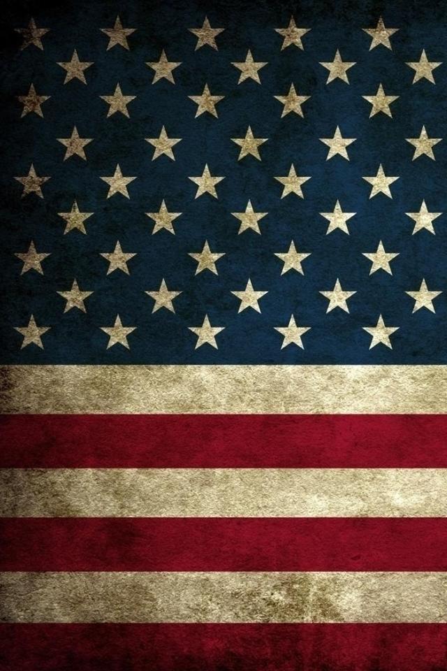 美国国旗复古iPhone壁纸