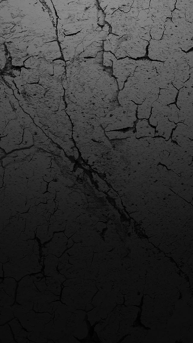 破裂的地球纹理iPhone 5壁纸