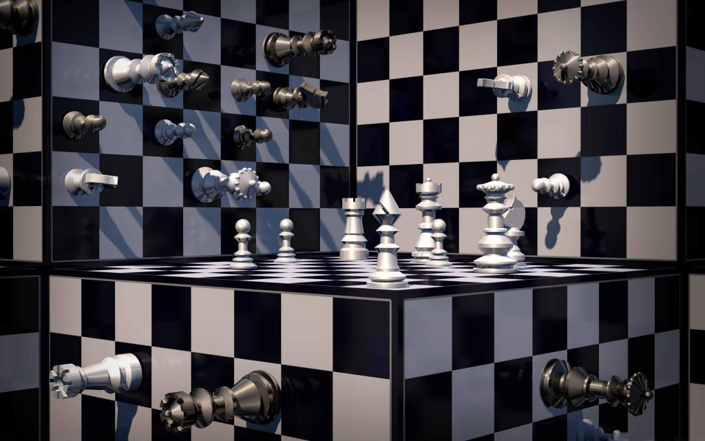 幻想国际象棋艺术Mac壁纸