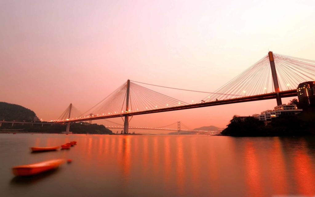 桥梁在香港Mac壁纸