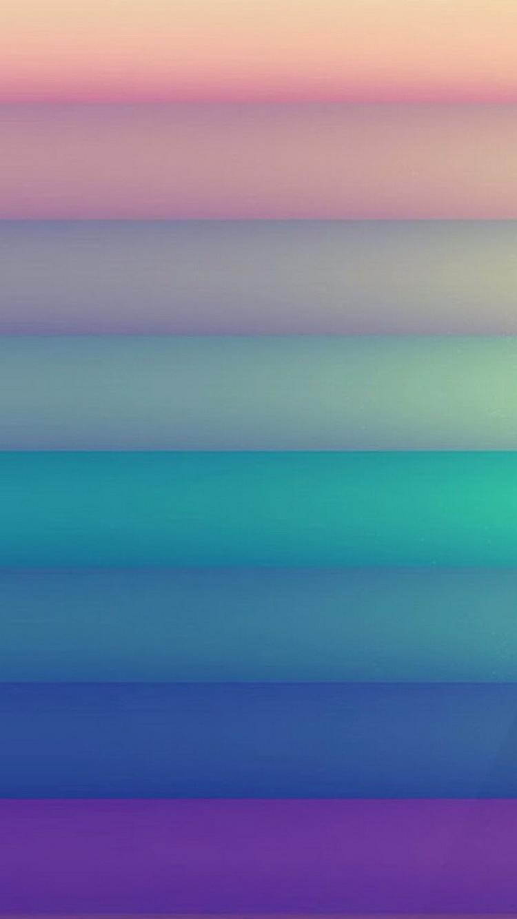 柔和的颜色条纹iPhone 6壁纸