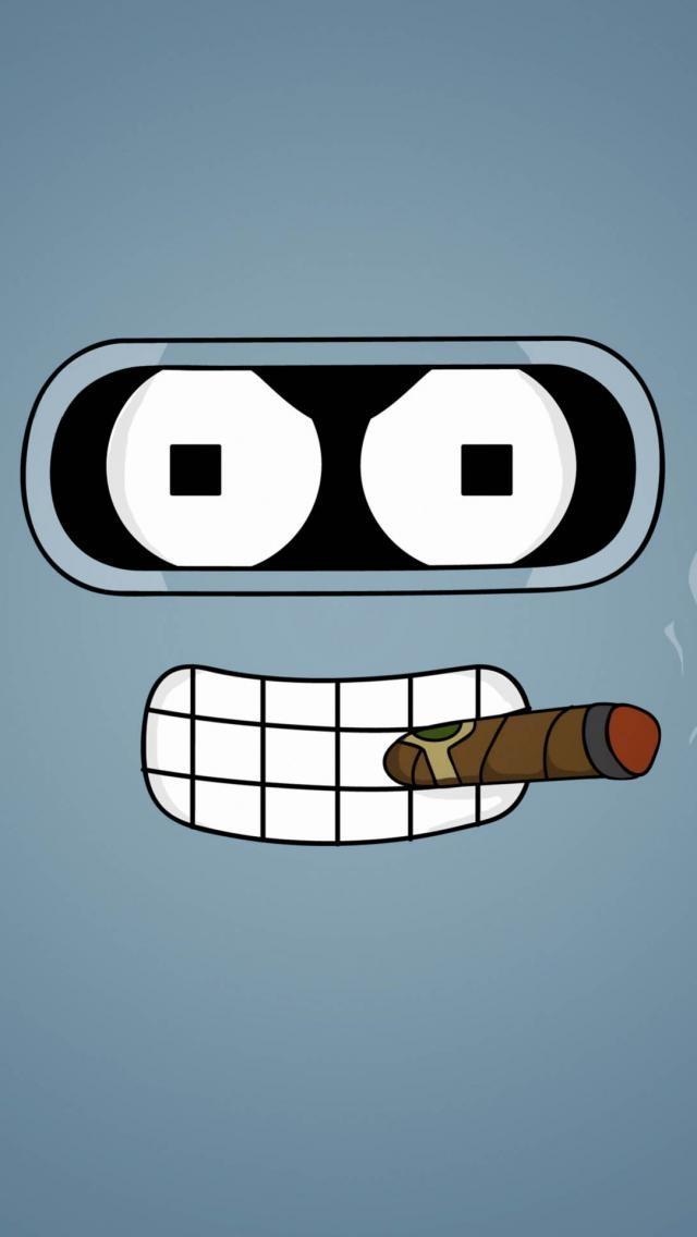 Bender Futurama iPhone 5壁纸